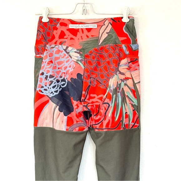 Gymshark Nikki Blackketter Dynamic V-cut Sculpt Waistband Mesh Leggings Sz M - Picture 7 of 14